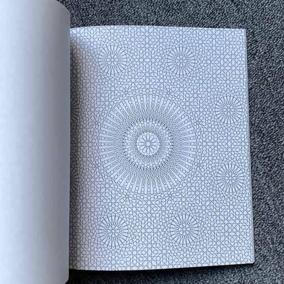 Stress Less Adult Coloring Book - Mosaic Patterns - Brand New - Picture 10 of 14